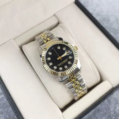 Women's steel band quartz watch, classic daily style