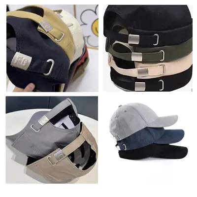 Stainless Steel Oval Eyelet 4-Piece Baseball Cap/Duck Bill Cap Adjustment Buckle Wholesale