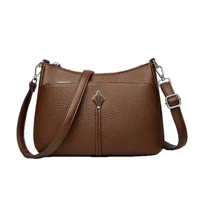 Women's Crossbody Bag, Large Capacity, Simple Retro Design - 5