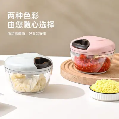 家用切菜器蒜泥搅蒜机小型捣蒜末切辣椒打果泥宝宝辅食料理机