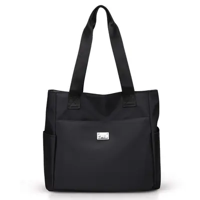Oxford Cloth Lightweight Tote Crossbody Bag, Extra Large, Model 4014 - 10