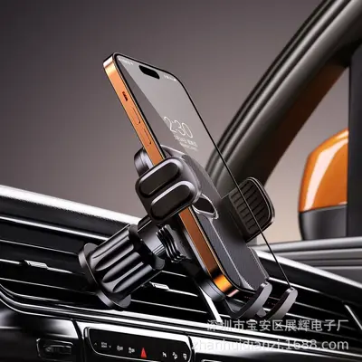 Suction Cup Car Phone Holder, Universal Air Vent Mount - 4
