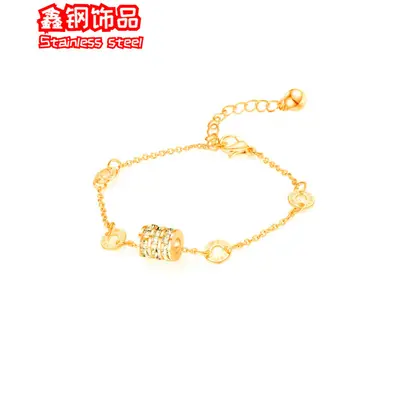 Romen kleines Taille-Armband grenzüberschreitendes Bestseller Damen Edelstahl Mode populäres stapelbares Armband verblassfestes Armband