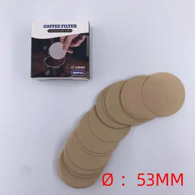 Siebträgergriff für Espressomaschine, Pulverbehälter und Kaffeefilterpapier - 10