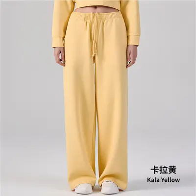 Women's Yoga Pants Wide-Leg High-Waisted Autumn Winter - 12