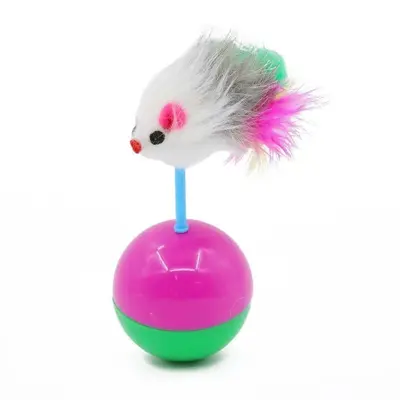 Roly-Poly Simulated Plush Mouse Cat Toy - 5