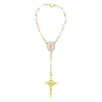 Crystal Car Rearview Mirror Hanging Prayer Beads - 3