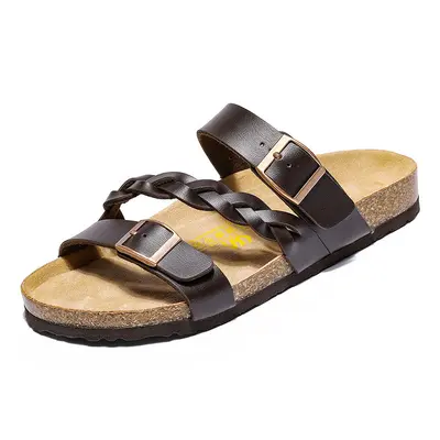 Men's Cork Flip-Flops, Thick Sole, Summer Style - 6