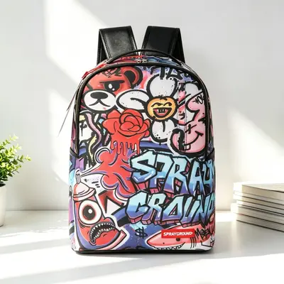 Grenzüberschreitende hochwertige Shark-Muster Trend-Marke großvolumiger Rucksack Kollektion Werksbestand direkt versand Freizeit Reise Experte - 11