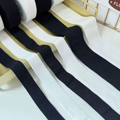 Elastisches Nylon-Einfassband, gefaltetes Gummiband, für Kleidung und Unterwäsche - 4