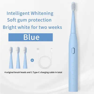 Smart sonic electric toothbrush, 5-speed, rechargeable - 9