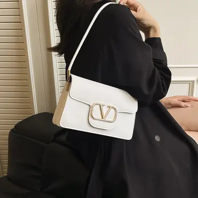 Women's Small Square Chain Shoulder Bag, Summer Style - 4