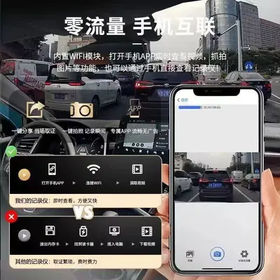 丰田汉兰达专用高清行车汽车记录仪免走线前后双摄隐藏式无损安装