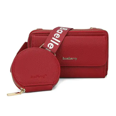 Baellerry Lychee Desenli Kadın Çapraz Askılı Çanta, Mini Omuz Çantası - 9