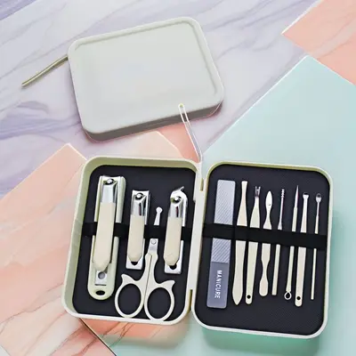 Nagelpflege-Set, 18-teilig, Matcha-Grün - 7