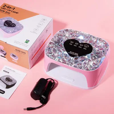 Hochleistungs-intelligente Smart Nail Art Maschine UV-LED Nagellampe Aufladbar Akku-Version Dual-Lichtsystem Lange Akkulaufzeit Nagellack-Gel Aushärtungsgerät