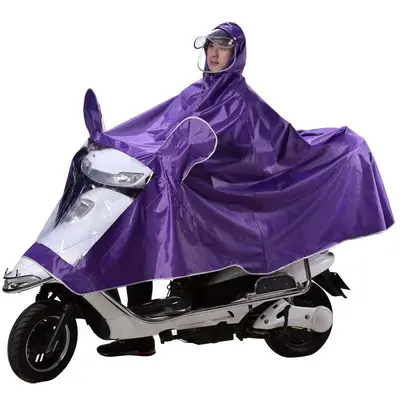 Elektrofahrzeug-Regenponcho, zweiköpfig, Volllänge, Ganzkörperschutz - 13