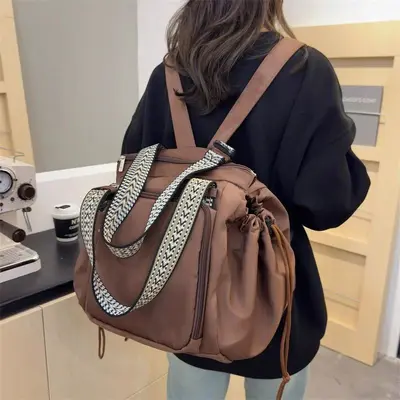 Multifunctional Diaper Backpack for Women, Lightweight Mommy Bag - 6