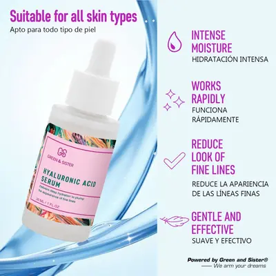 Hyaluronsäure-Serum-Konzentrat, Gesichtspflege und Hautfeuchtigkeit, grenzüberschreitender Außenhandel Hyaluron-Feuchtigkeitsserum 30ml