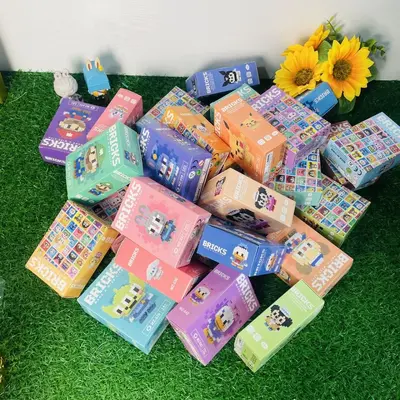 Eğitici mini oyun parkı temalı blok seti, 30 model karışık
