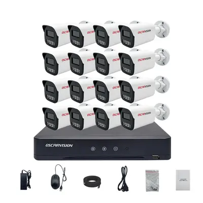 Coaxial camera set 16-channel, 2-8MP options, waterproof - 11