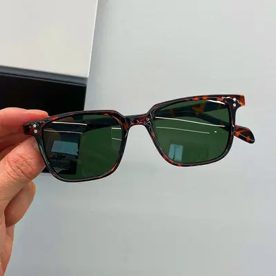 Classic Small Frame Men's Sunglasses, UV400 Protection - 9