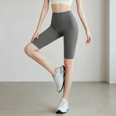 Women's Yoga Shorts, High Waist, Butt-Lifting, Quick-Dry - 12