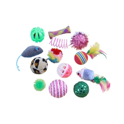 Plastic Bell Ball Cat Toy, Spherical Pet Cat Toy - 6