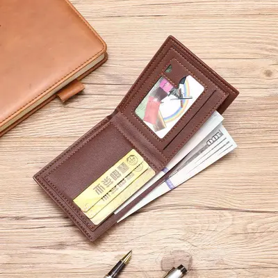 Men's Short Clutch Wallet, Birthday Gift for Him - 3