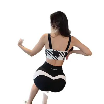 Yeni dış giyim yoga pantolonları, dar elastik parlama önleyici şeftali popo spor fitness pantolonları, kalça kaldırıcı yüksek belli çabuk kuruyan şortlar - 6