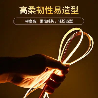 COB LED-Streifen selbstklebend 12V/24V Niedervoltage flexible LED-Leuchte für Heimdekoration Decke Schrank LED-Einbauleuchte linearer Streifen