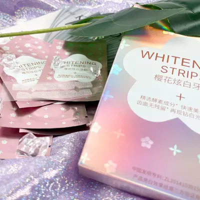 Enzyme Whitening Teeth Strips, Cleans Teeth and Freshens Breath - 5