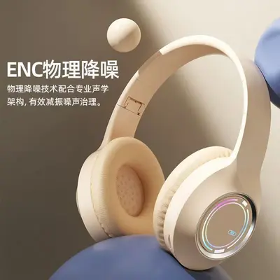 Over-Ear Bluetooth-Kopfhörer mit Tiefbass, für Handy und Computer