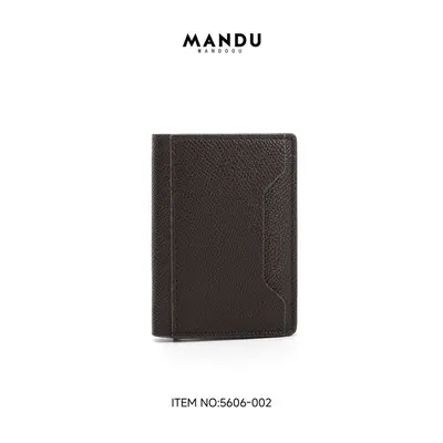 MANDU Men's Wallet with RFID Protection and Pop-up Card Holder - 12