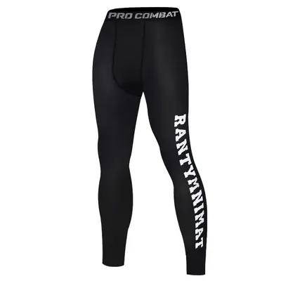 Men's 3/4 Length Basketball Compression Pants, Ice Silk Breathable, Quick-Dry - 8