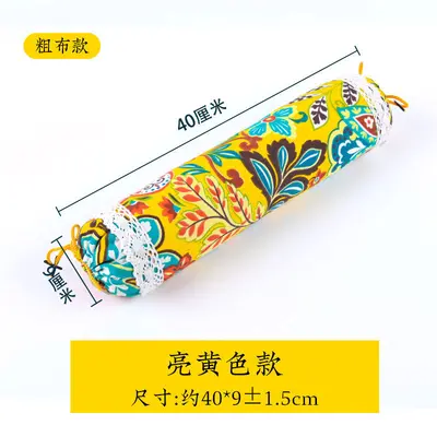 艾草颈椎枕糖果型颈椎枕头单人可拆卸枕头枕芯成人护颈枕头圆柱枕 - 11
