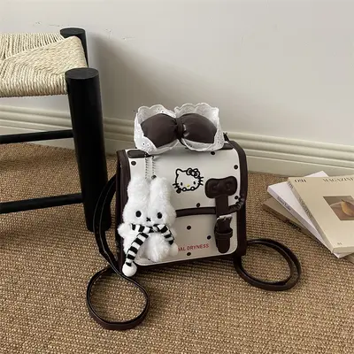 Women's Crossbody Bag, Multifunctional, School Style - 3