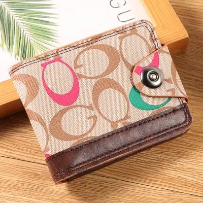 New Men's Short Wallet with Multiple Card Slots and Large Capacity - 8