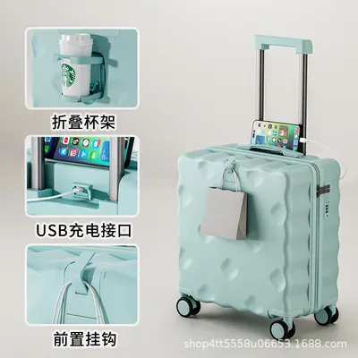 20 Inch Carry-On Suitcase with Combination Lock - 11