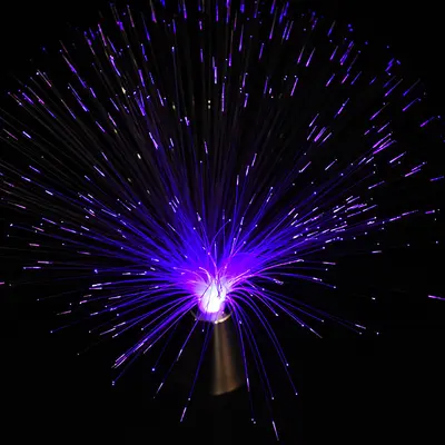 Starry Sky Fiber Optic Lamp, LED Colorful Night Light, Bedroom Ambient Light - 8