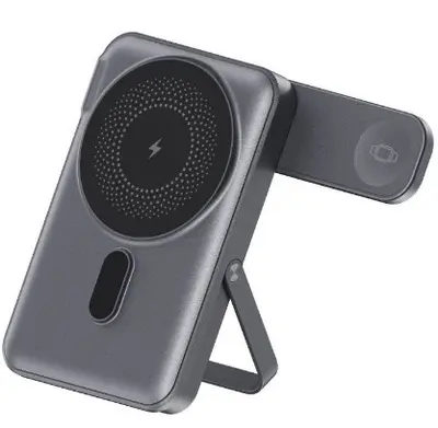 10000mAh Power Bank with 22.5W Wireless Charging for Watch and Earphones, Stand - 8