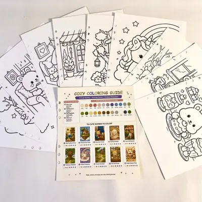 12色丙烯马克笔套装涂色本绘画工具DIY手绘填色成人解压创意礼物 - 9