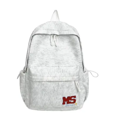 Middle School Girls' Backpack, Letter Print, Large Capacity - 9
