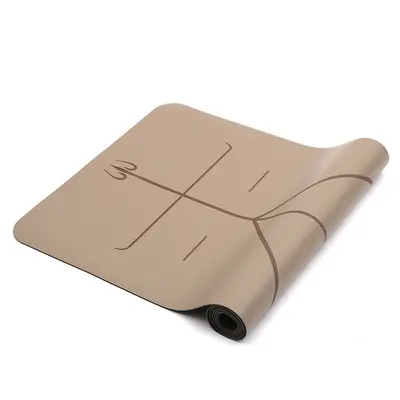 PU Natural Rubber Yoga Mat, Double-Sided Non-Slip, Thick and Wide - 9