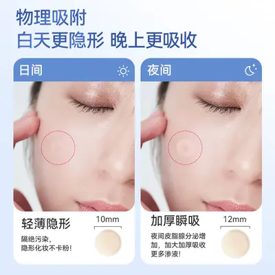 Invisible Hydrocolloid Acne Patch, 48 Patches per Bag - 2