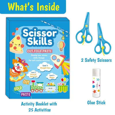 Children's Paper Cutting Book DIY Craft Set for Beginners
