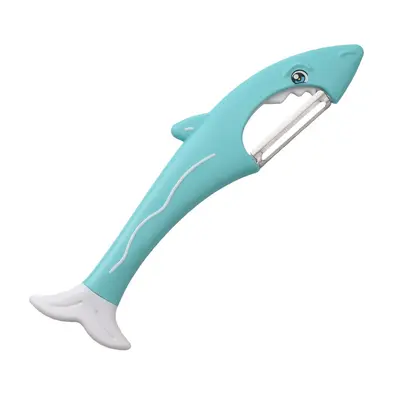 Shark-design vegetable peeler, stainless steel - 5