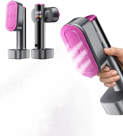 Vertical garment steamer, high power, portable, quick wrinkle removal - 7