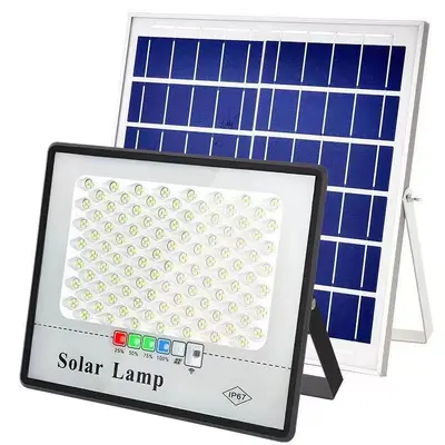 Solar Garden Light One-to-Two Lighting, Waterproof Dusk-Activated Street Light
