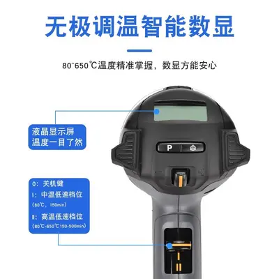 Original STEINEL HG-2320E Digital Hot Air Gun, Constant Temperature - 4